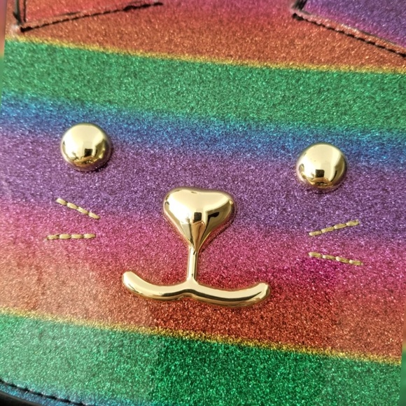 Betsey Johnson Glitter Cat Rainbow main image 6